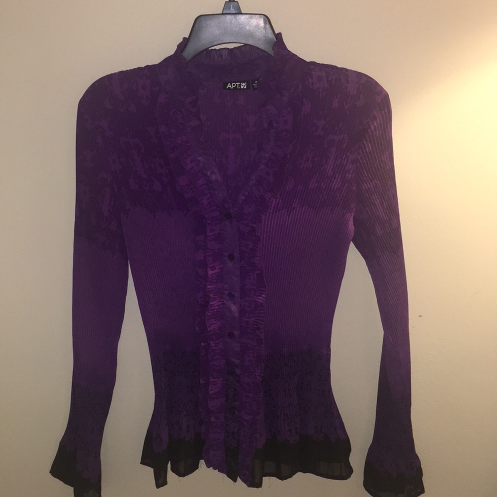 Apt. 9 Purple Blouse